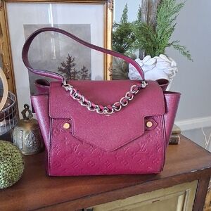 🎉Coming Soon🎀Louis VuittonAurore Empreinte Leather Trocadero Bag